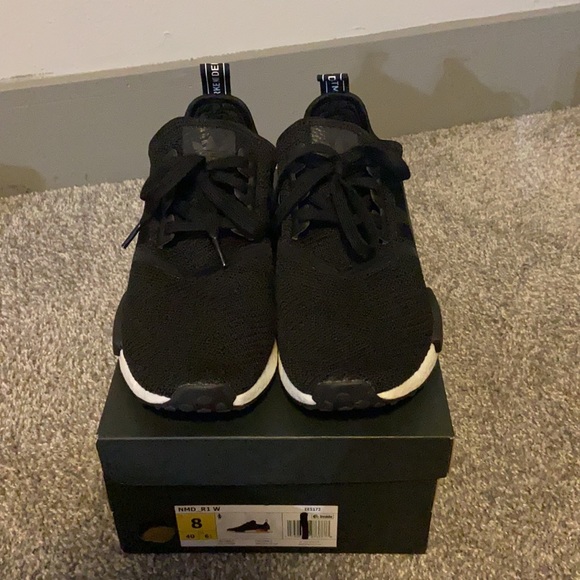 Adidas NMD_R1 black sneakers. - Picture 5 of 5